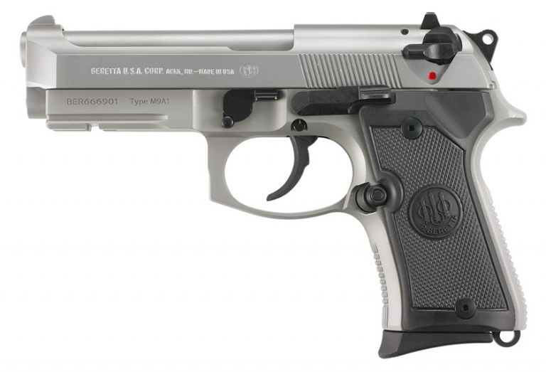 Pistola semiautomatica calibro 9x21  modello M9A1  compact inox