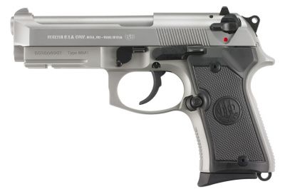 Pistola semiautomatica calibro 9x21  modello M9A1  compact inox P. Beretta