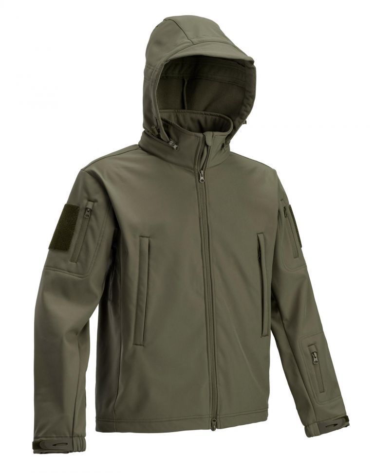 Giacca tattica Softshell codice D5-3430 OD colore verde