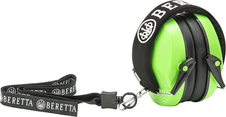 Cuffia da tiro Earmuffs 25 dbl SNR colore verde fluo