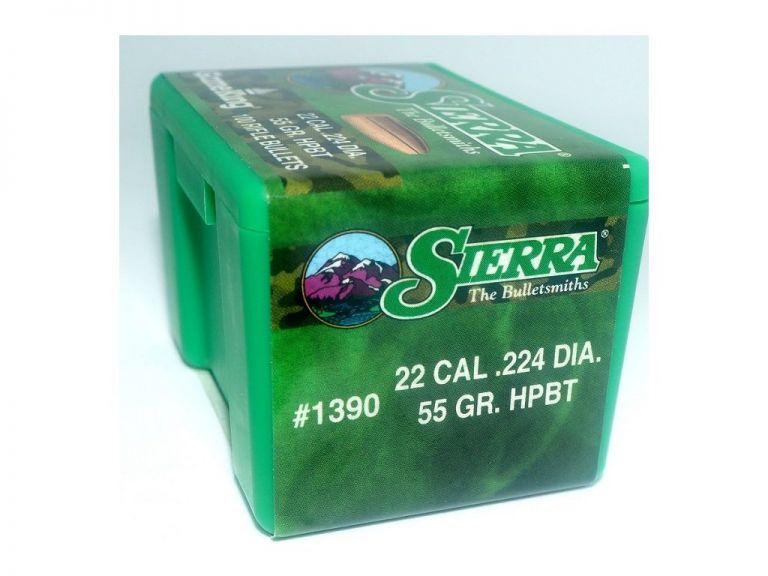 Palle cal. 22   .224  modello GAMEKING 1390 HPBT 55 grs. per carabina