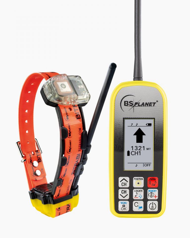 Kit MITO 5100 + collare satellitare GPS per cani da caccia + BS PLANET 103 LEGEND localizzatore satellitare GPS per cani da caccia