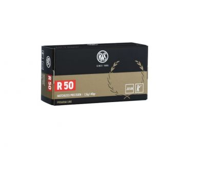Cartucce cal. 22 LR modello R 50 RWS