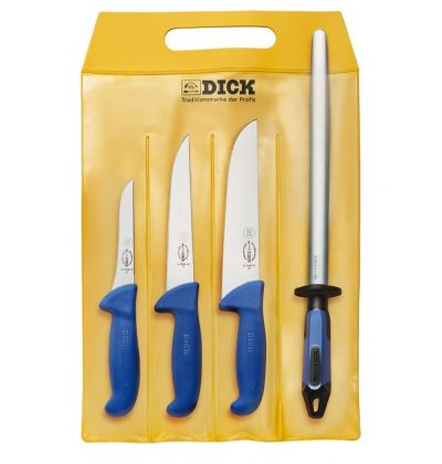SET 3 PZ COLT.MACELLAIO + ACCIAINO SERIE ERGOGRIP 8255500 Dick