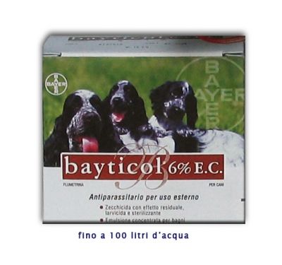 Antiparassitario per uso esterno Bayticol 1 6% E.C.