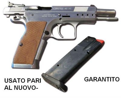 Pistola semiautomatica calibro 40 sw Limited HC Tanfoglio