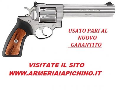 Pistola revolver GP100 INOX 6" CAL. 357 MG Ruger