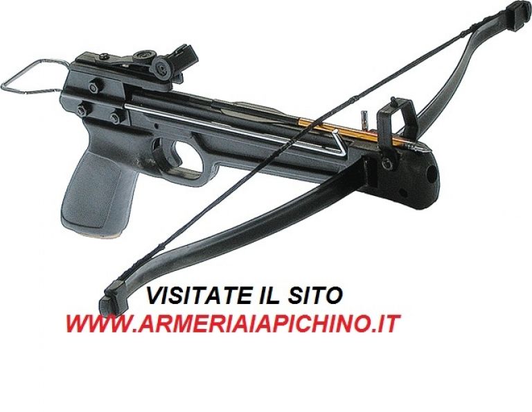 BALESTRA A PISTOLA 50 LBS  ARCO IN METALLO