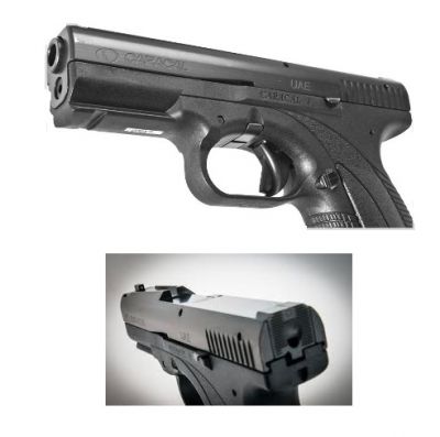 Pistola semiautomatica Caracal F cal 9x21 usata con mire Quick Sight Caracal - Tanfoglio