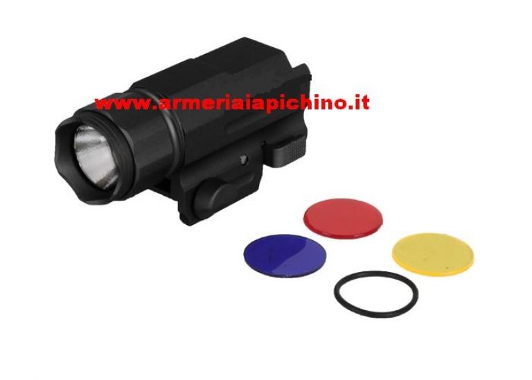 TORCIA DA 150 LUMENS CON ATTACCO A SGANCIO RAPIDO