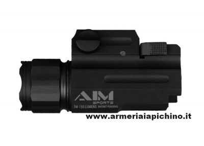 TORCIA DA 150 LUMENS CON ATTACCO A SGANCIO RAPIDO AIM SPORTS