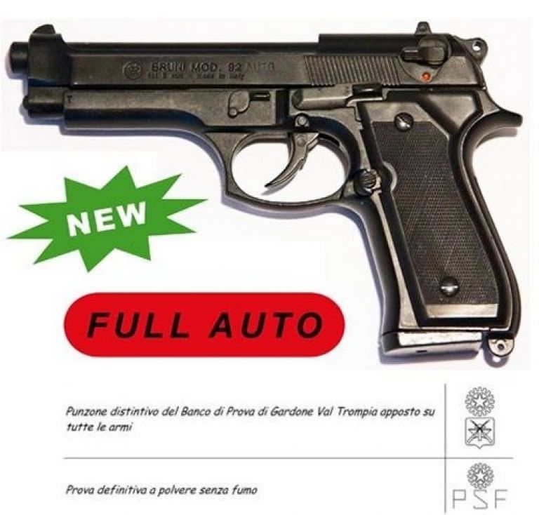 Pistola a salve semiautomatica 92 cal. 8mm a raffica