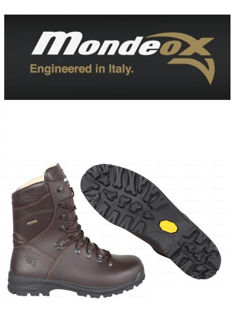 Scarpone anfibio marca Mondeox in puro cuoio Hunter OX 8
