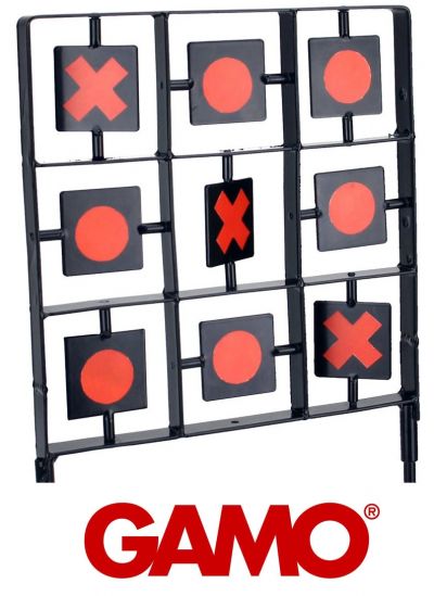 Bersaglio per aria compressa Tic-Tac-Toe Gamo co2 diana pistole carabina tiro a segno plinking Gamo