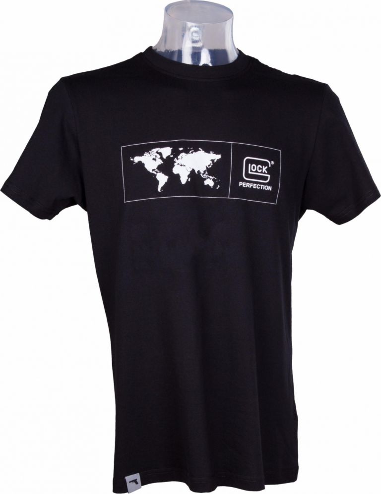T-Shirt manica corta colore nero Glock Word