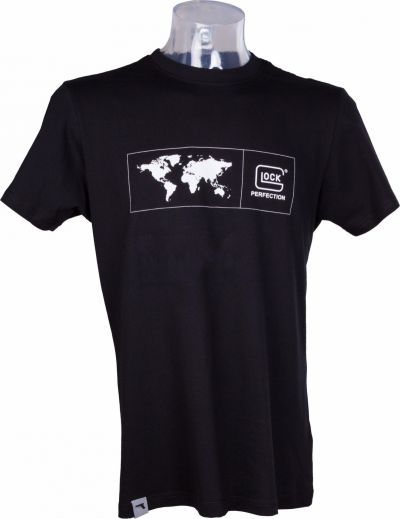 T-Shirt manica corta colore nero Glock Word Glock