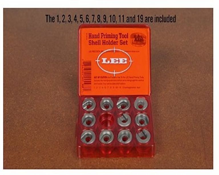 Lee 11 shell holder set 90198 per innescatore reggibossolo