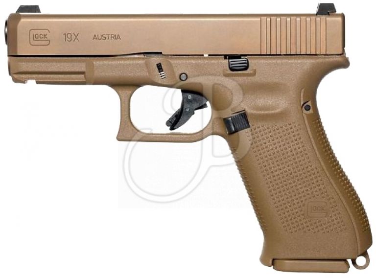 Pistola semiautomatica calibro 9x21 modello 19X FDE Sport