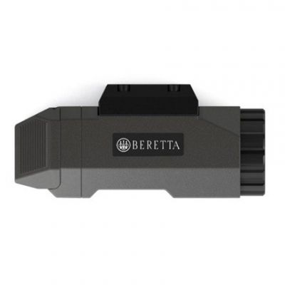 TORCIA CON CORPO IN METALLO NERO, LUCE LED BIANCA P. Beretta