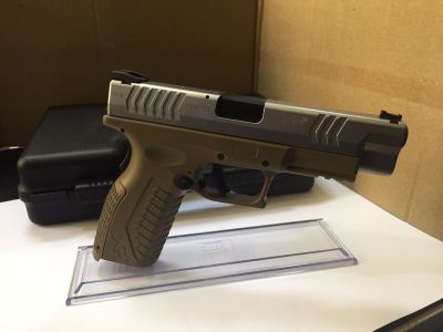 Pistola semiautomatica XDM 9 calibro 9x21 bicolore tan/inox HS Produkt