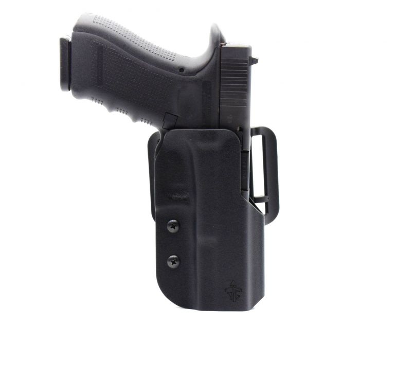 Fondina rigida in KYDEX per tiro sportivo per pistola Glock 17/22