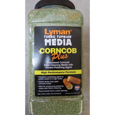 Graniglia media turbo tumbler CORNCOB PLUS  4,5 lbs (2,04 kg) modello verde Lyman