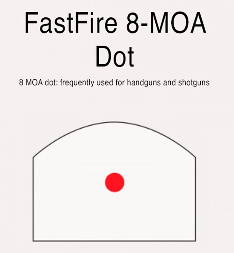 Red Dot FastFire 3   8 moa Reflex Sight