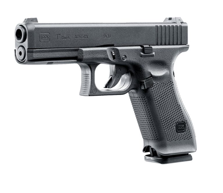 Pistola a gas scarrellante modello Glock 17 gen 5 calibro 6 mm