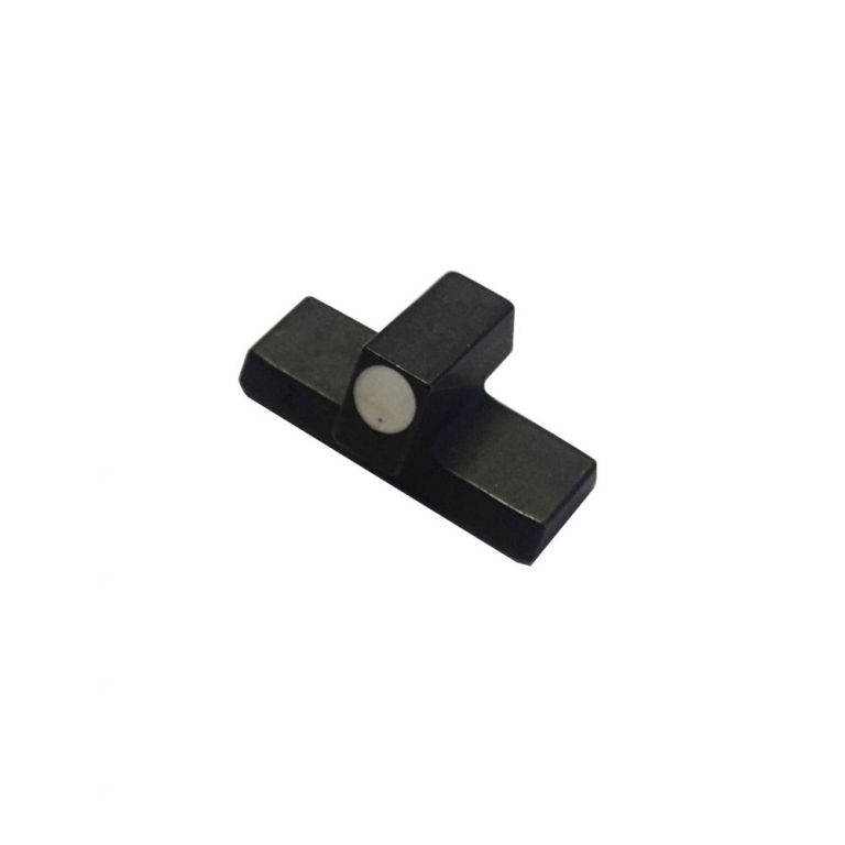 Set tacca di mira a regolazione micrometrica più mirino con punti bianchi per APX