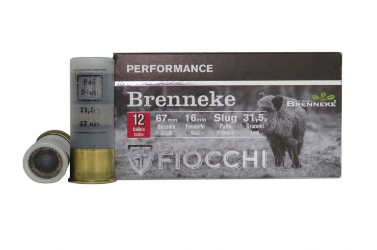 Cartucce a palla Brenneke cal. 12/67 31,5 gr confezione da  5 pz