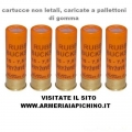 CARTUCCE NON LETALI IN GOMMA - RUBBER BUCK SHOT -